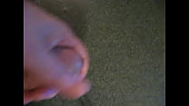 Sucking fake cock and licking my cum off it