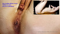 Scottish sub cutie gets a and water enema and jellybeans up her asshole part 2