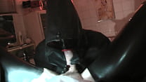 Rubbernurse Agnes - Klepper Raincoat, blowjob, cum in mouth