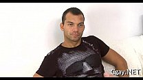 Immodest homo sex with hunks