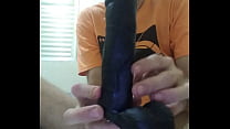 Sentando na rola grossa