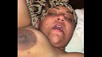 Fucking wife fat juicy pussy with large dildo “cheekz”