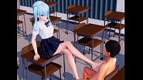 足コキでヌかれ、中出しもキメてしまう