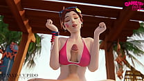 Super Hot Boobjob Animation With Overwatch D.va