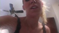 Foot fetish with hot blond