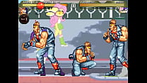 Equestria girls Mugen Orgy in Street