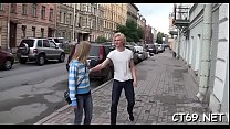 Horny bitch simply cannot get enough of vehement fucking