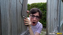 Creampie After Spying On A Juicy Big Booty