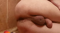 Sasha Earth fuck her big ass with toys in the bathroom solo anal stretching prostate massage  Sasha Earth fuck her big ass with toys in the bathroom solo anal stretching prostate massage