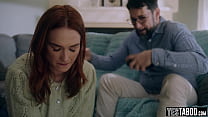 Big boobs redhead MILF teams up with her black bestie to fuck her hubby