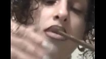 Fresh young Nilma gets boobs licked