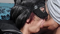 Ugly granny in fishnet stockings fucked by young guy - part.2