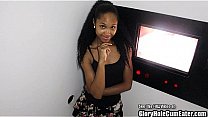 Small Tits Nice Ass Hottie Blowing Strangers in Glory Hole