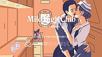 Air hostess begs me to lick my pussy during the flight