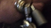My bound cock exercising
