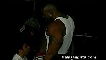 Hot Ghetto Gay Threesome extreme anal fucking and sucking