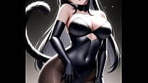 mulher gato está louca de tesão I.A