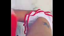 Hot Dressup Girl Touching Her Ass
