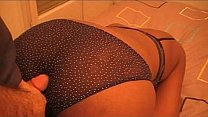 Cum on wife's ass
