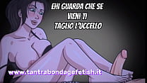 Footjob Cartoon dominatrice Marilena Torinese