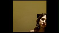 Naked cutie Karina enjoys facials after sex