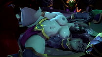 Dreadlord Jaina getting some hotness right in the back door.  Looks like a good time.