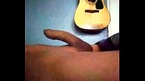 Young latino boy jerks his shaved uncircumcised dick after waking up