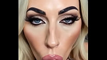 POV: MILF takes cum in her mouth but keeps on sucking