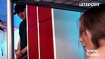 Marilyn Anal Fucking with Big Dick Hostel Roommates - LETSDOEIT