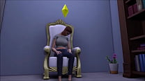 Big breasted college drop out lays around nude in her backyard masturbating while being watched!