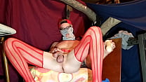 Anal stretching with hugh toy