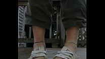 Slutty cum sneakers