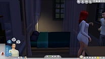 The Sims 4 adulto um Homem para uma mulher gostosa