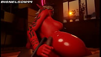 Succubus makes you nut on her ass