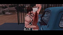 BEST FRIENDS HAVE DIRTY GAMES WITH HARD ANAL SEX IN THE PARKING LOT (SIMS GAY PORN)