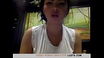 Busty latina teen toys her pussy on webcam