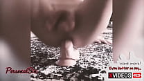 Sissy girl anal training with big toy