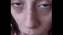 Rough Facefuck Session with Submissive Brat Candie Cross in Knee-High Socks and Mini Skirt