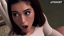 Ginebra Bellucci Fell In Love With Jesus Reyes's Big Black Cock At First Sight - HORNY HOSTEL