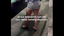 Esposa fez DP no dogging parte 1: noite completa do bar me exibindo para a rua levando muita pirocada no cu e na bucetinha. Terminei bebendo muito leitinho de vários machos. Corno registrou!
