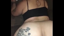 Woman horny outside an apartment complex gets docked down