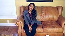 Amateur girl Skylar at porn audition squirting