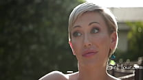 Short Hair Blonde Nudist MILF Fucks Her New Neighbor And Leaves Him Speechless