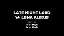 Late Night Interracial Fuck! Lucky Rome Major Fills Lena Alexis Up!