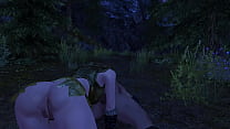Skyrim adventurer fucks proustite in the forest