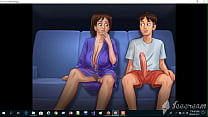suck potato on couch