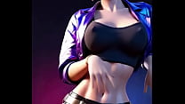 Akali Hot Dance (ROSE - APT.) | LOL | 3D Dance