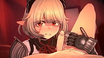 Maid suck big cock