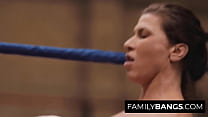 Kick Boxer Lesbian Stepsisters ⭐ FamilyBangs.com