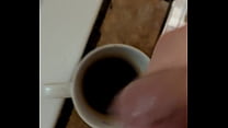 Café con leche en la mañana calientito